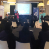 Students during a Digital Her event at the Etihad stadium in 2019