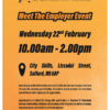 Meet The Employer event poster