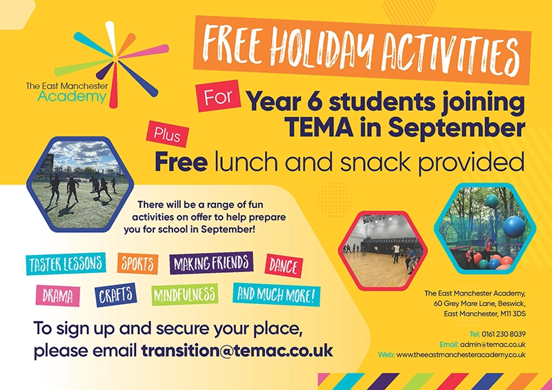 Transition summer school postcard