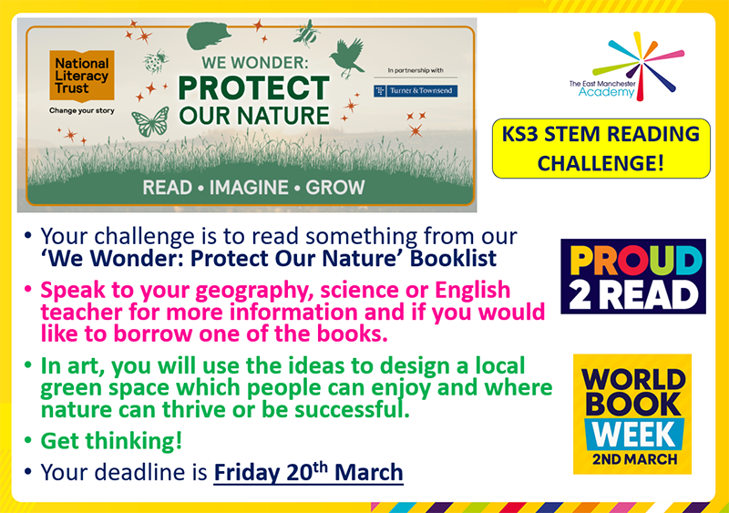 Read, imagine, grow graphic